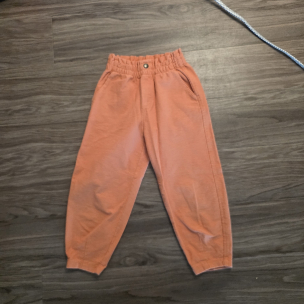 Zara Kids Vibrant Orange Joggers
